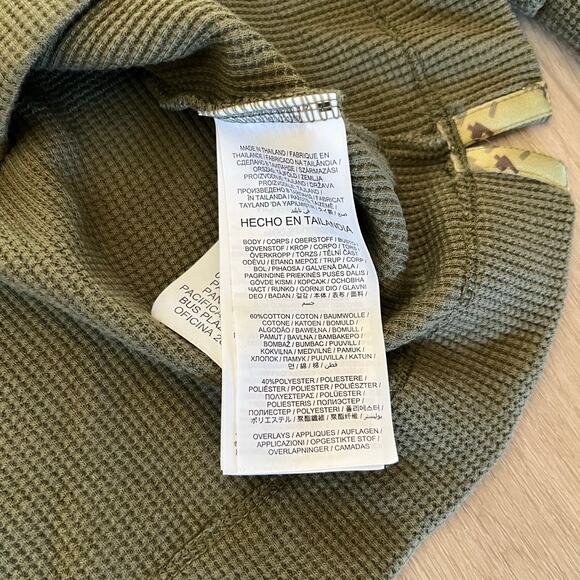 Nike Mens Pittsburgh Steelers Olive Salute To Service Henley Long Sleeve Sz L - Picture 8 of 10